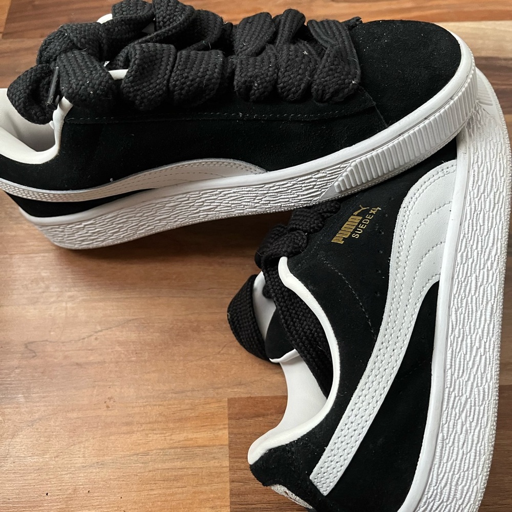 Puma Kids Sneakers Black and White